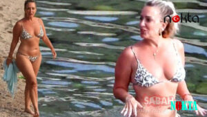 Saba Tümer’in bikinili pozu olay oldu!