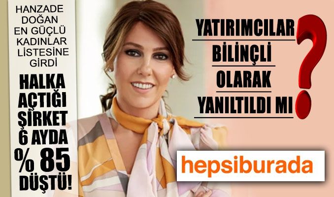 Hepsiburada’da büyük çöküş sürüyor