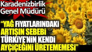 Karadenizbirlik: Yağ fiyatlarındaki artışın sebebi Türkiye’nin kendi ayçiçeğini üretememesi