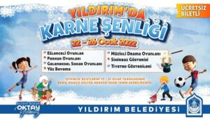 Yıldırım’da karne şenliği