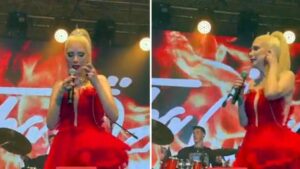 Sahnedeki görüntüleri olay olan Tuğba Özerk’e dinleyiciler isyan etti: Sarhoş çıktı