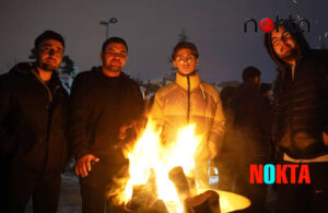 Yıldırım’da öğrenciler sınav stresini ateş başında attılar