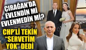 Çırağan Sarayı’nda Mehtap Özkan’la evlenen CHP’li Gürsel Tekin’den güldüren ifade: Sade bir nikah yaptık