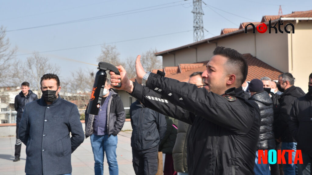 Bursa’da güvenlikçilere ‘göz yaşartan’ eğitim