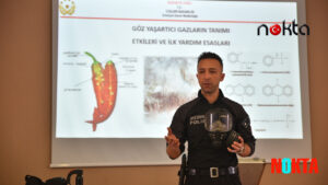 Bursa’da güvenlikçilere ‘göz yaşartan’ eğitim