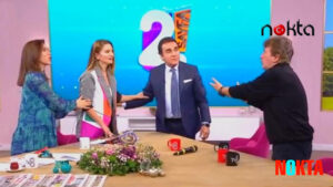 2. Sayfa programında eğlenceli anlar! Gerçek Kesit’in bir sahnesini canlandırdılar