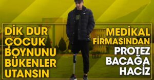 Medikal firmasından protez bacağa haciz