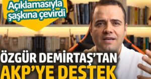 Özgür Demirtaş şaşkına çevirdi! Hükümete açık destek verdi…
