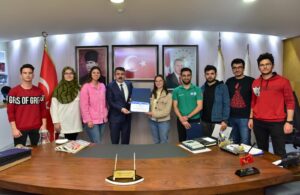 Başkan Yılmaz Teknofest gençlerini ağırladı