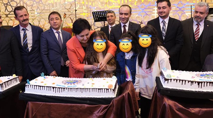 Devlet koruması altındaki çocukları MHP’nin etkinliğine taşımışlar!