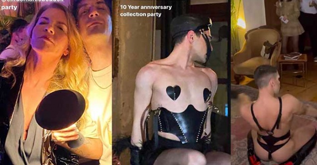 İstanbul’da Sıra Dışı Parti! Olay Fotoğraflar…