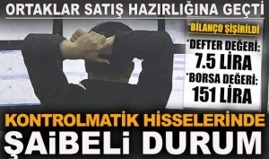 Kontrolmatik hisselerinde şaibeli durum