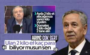 Bülent Arınç: Ulan 2 kilo et kaç para biliyor musun
