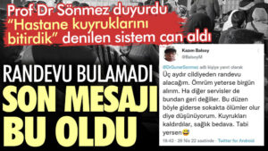 Randevu bulamadı son mesajı bu oldu