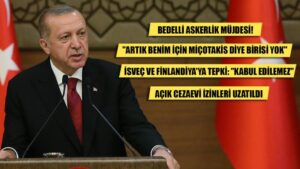 Kabine toplantısı sona erdi! Cumhurbaşkanı Erdoğan’dan kritik açıklamalar