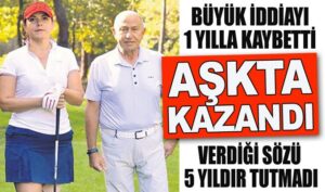 Nihat Özdemir iddiada kaybetti, aşkta kazandı