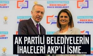 AKP’li belediyeden il başkan yardımcısına ihale