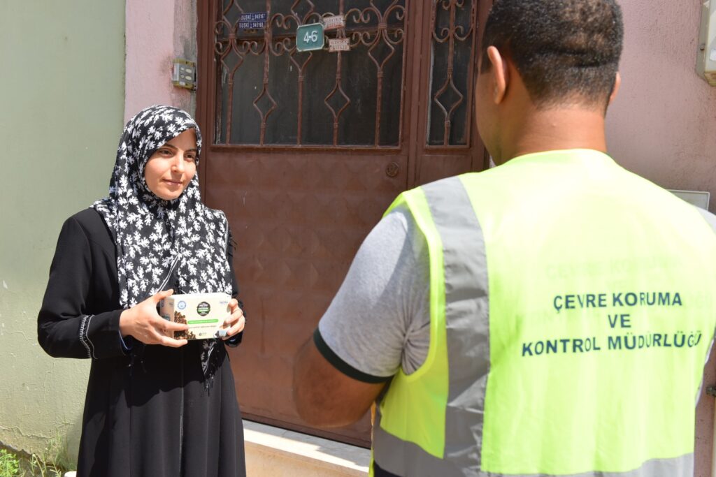 Atık dönüşümüne kadınlardan destek