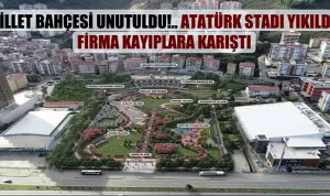 Millet Bahçesi unutuldu!.. Atatürk Stadı yıkıldı, firma kayıplara karıştı
