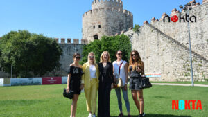 Sanat ve cemiyet hayatının ünlü isimleri Yedikule Hisarı’nda tarihe tanıklık etti