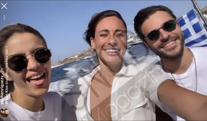 Hakan Sabancı’nın ünlü modelle Mikanos kaçamağı