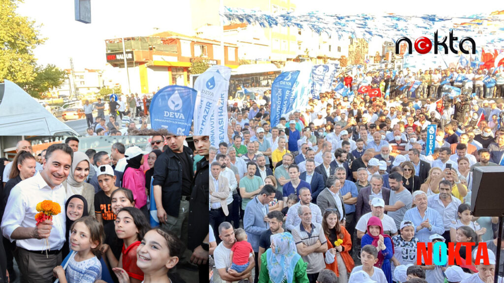 DEVA Partisi Genel Başkanı Ali Babacan, Arnavutköy’de vatandaşlarla buluştu