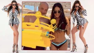 Şarkıcı Çağla, Adanademirspor Başkanı Murat Sancak ile fotoğrafını paylaştı