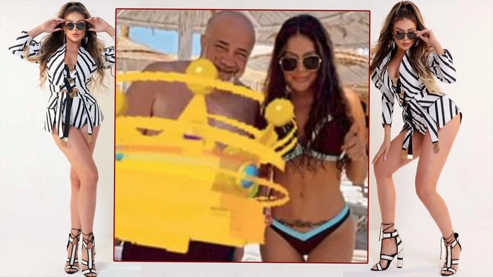 Şarkıcı Çağla, Adanademirspor Başkanı Murat Sancak ile fotoğrafını paylaştı