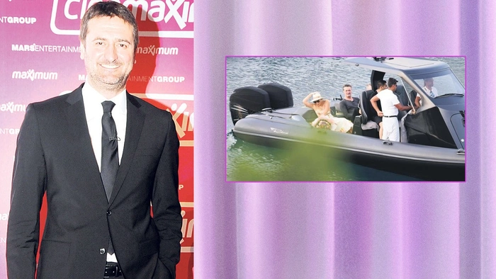 İş insanı Muzaffer Yıldırım’ın teknesindeki gizemli kadın merak uyandırdı