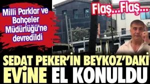 Sedat Peker’in Beykoz’daki evine el konuldu