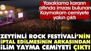 Zeytinli Rock Festivali’nin iptal edilmesinin arkasında İlim Yayma Cemiyeti çıktı