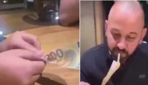 Kırşehir’de hastane patronunun oğlu 200 euro ile sigara yaktı