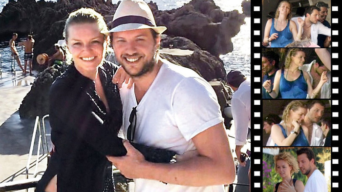 Alara Koçibey’in genç aşkı poşetleri taşımakta zorlandı