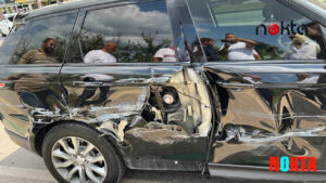 Alinur Aktaş’ın trafik terörü estiren Belediye Kamyonu lüks araca nasıl çarptı?