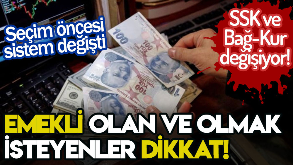 Seçim öncesi sistem değişti! Prim günü değişiyor… SSK ve Bağ-Kur’lular dikkat