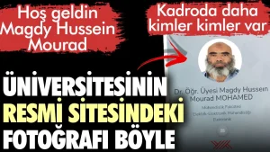 Üniversitesinin resmi sitesindeki fotoğrafı böyle. Kadroda daha kimler kimler var