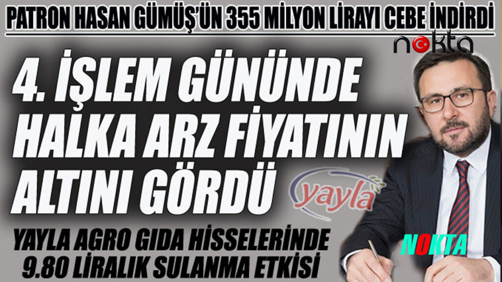 Hisseleri halka arz fiyatının altını gören Yayla Agro Gıda MÜSİAD EXPO 2022’de yerini almak için gün sayıyor