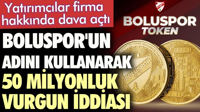 Boluspor’un adını kullanarak 50 milyonluk vurgun iddiası