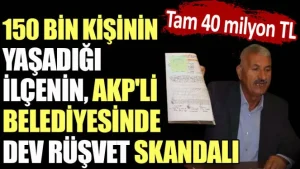 Çayırova Belediyesi’ndeki rüşvet iddiası TBMM Genel Kurulu’nda: ‘Ses kaydı, Özhaseki’ye dinletildi’