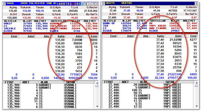 Yüzde 10 değer kaybı… SASA ve Hektaş yine taban oldu!
