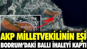 AKP Milletvekilinin eşi Bodrum’daki ballı ihaleyi kaptı