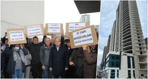 Fi Yapı’dan ‘Yarım’ konutu kabul etmeyen hak sahibine tehdit