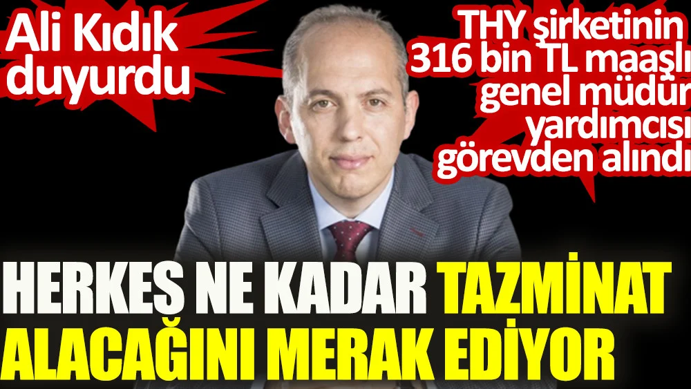 THY şirketinin 316 bin TL maaşlı mobilyacı genel müdür yardımcısı görevden alındı