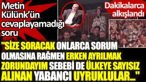 AKP’li Metin Külünk’ün cevaplayamadığı soru