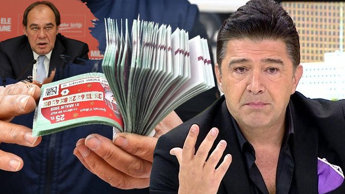 Demirören’in kanalında yılbaşı ikramiyesini eleştirdi! Uyarı gelince ’10 tane alalım’ dedi