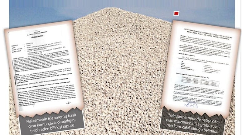 Çakıl taşından bile yolsuzluk çıktı