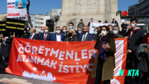 Atama bekleyen Öğretmen adayları Ankara’da eylem yaptı