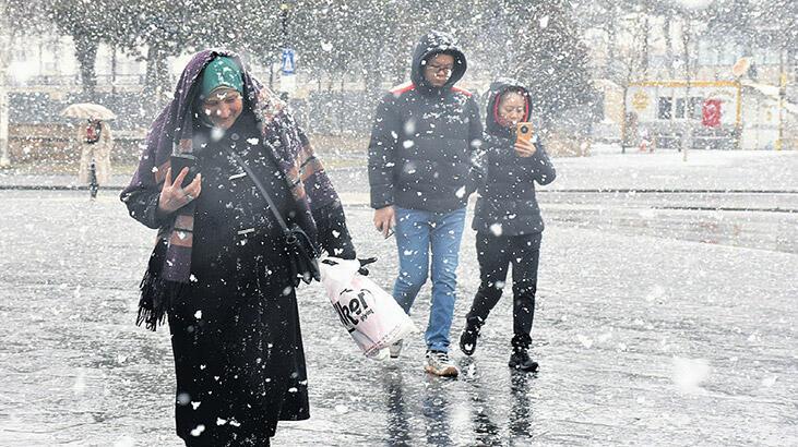 Ve nihayet kış yüzünü gösterdi