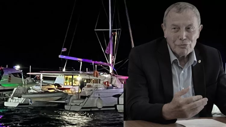 Depremde yıkılan binanın müteahhidi yelkenli teknede yakalandı