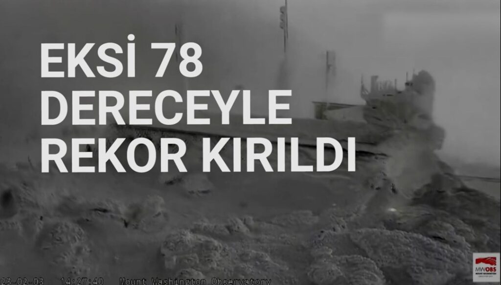 ABD’de ”rüzgar soğuğu” rekoru kırıldı